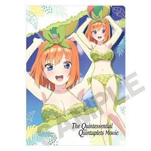 The Quintessential Quintuplets Single Clear File Yotsuba Swimwear (Anime Toy)