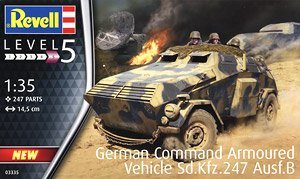 German Command Armoured Vehicle Sd.Kfz.247 Ausf.B (Plastic model)
