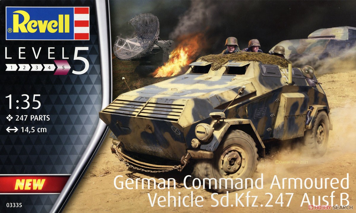 German Command Armoured Vehicle Sd.Kfz.247 Ausf.B (Plastic model) Package1