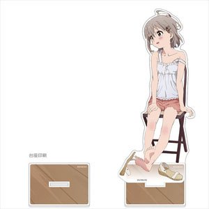 [Encouragement of Climb: Third Season] [Especially Illustrated] Big Acrylic Stand (Aoi / Wood Deck) (Anime Toy)