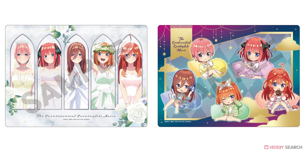 五等分の花嫁 下敷 ノビコロ (キャラクターグッズ) その他の画像1