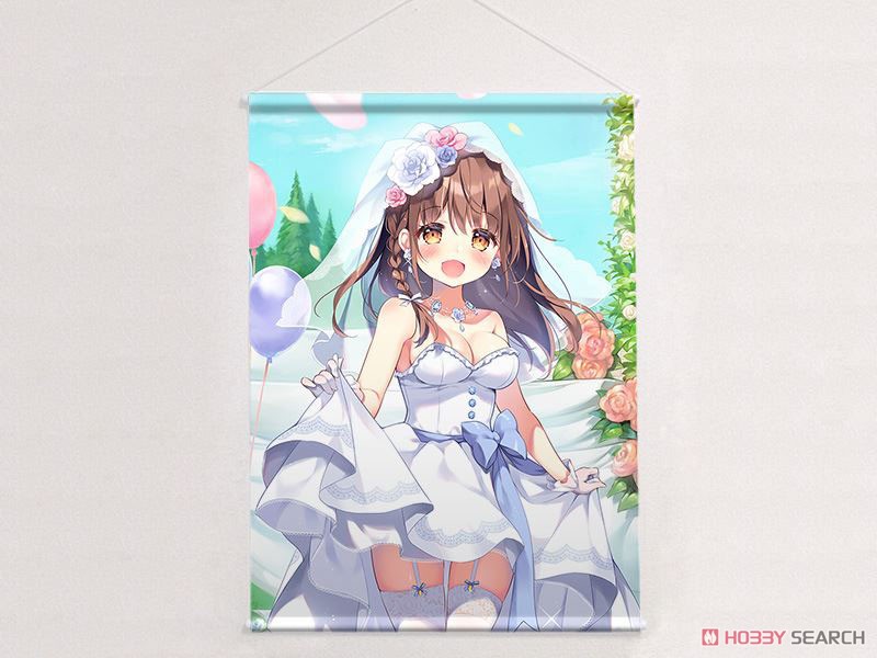 [ぱん先生] 描き下ろしB2タペストリー (ここあ/ウエディング) 笑顔ver (キャラクターグッズ) 商品画像2