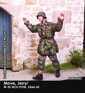 Move, Jerry! W-SS NCO POW, 1944-45 (Plastic model)