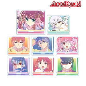 Angel Beats! Trading Ani-Art Clear Label Acrylic Stand (Set of 8) (Anime Toy)