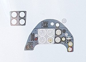 Me109F Instrument Panel (for Trumpeter/Revell) (Plastic model)