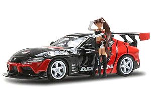 GR Supra Advan Livery RQ Figure Set (Diecast Car)