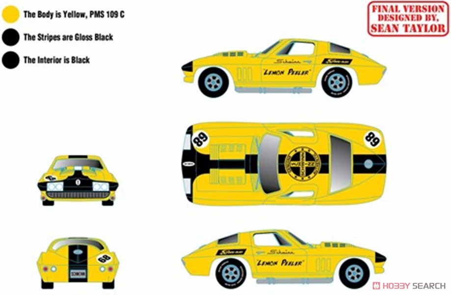 1966 Chevrolet Corvette in Yellow (ミニカー) その他の画像1