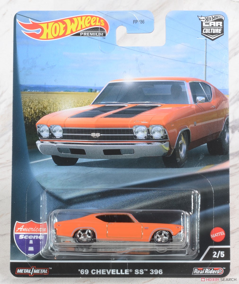 Hot Wheels Car Culture American Scene `69 Chevelle SS 396 (Toy) Package1