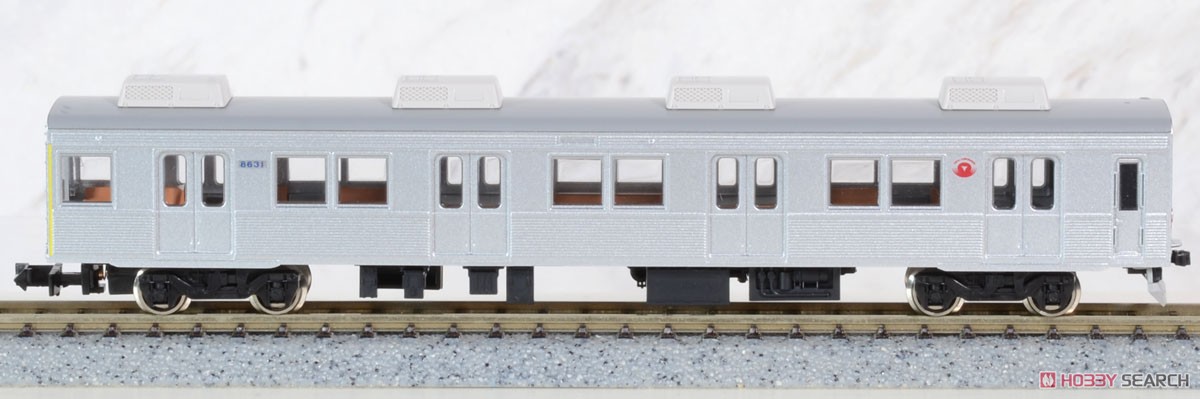 Tokyu Series 8500 (Light Weight Car, 8631 Formation, Rollsign Lighting, w/Yellow Tape) Standard Four Car Formation Set (w/Motor) (Basic 4-Car Set) (Pre-colored Completed) (Model Train) 商品画像7