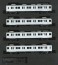 Tokyu Series 8500 (Light Weight Car, 8631 Formation, Rollsign Lighting, w/Yellow Tape) Standard Four Car Formation Set (w/Motor) (Basic 4-Car Set) (Pre-colored Completed) (Model Train) 商品画像1 Thumbnail