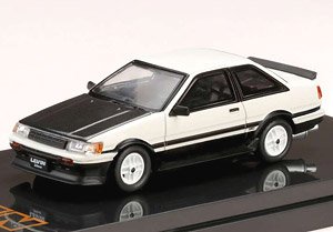 トヨタ カローラ AE86 2ドア TOM`S IGETA ホイール White / Black (ミニカー)