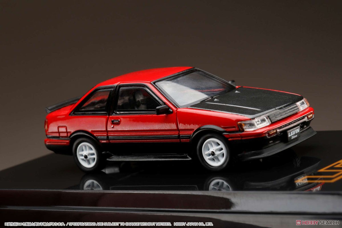 Toyota Corolla AE86 2door Tom`s Igeta Wheel Red / Black (Diecast Car) 商品画像3