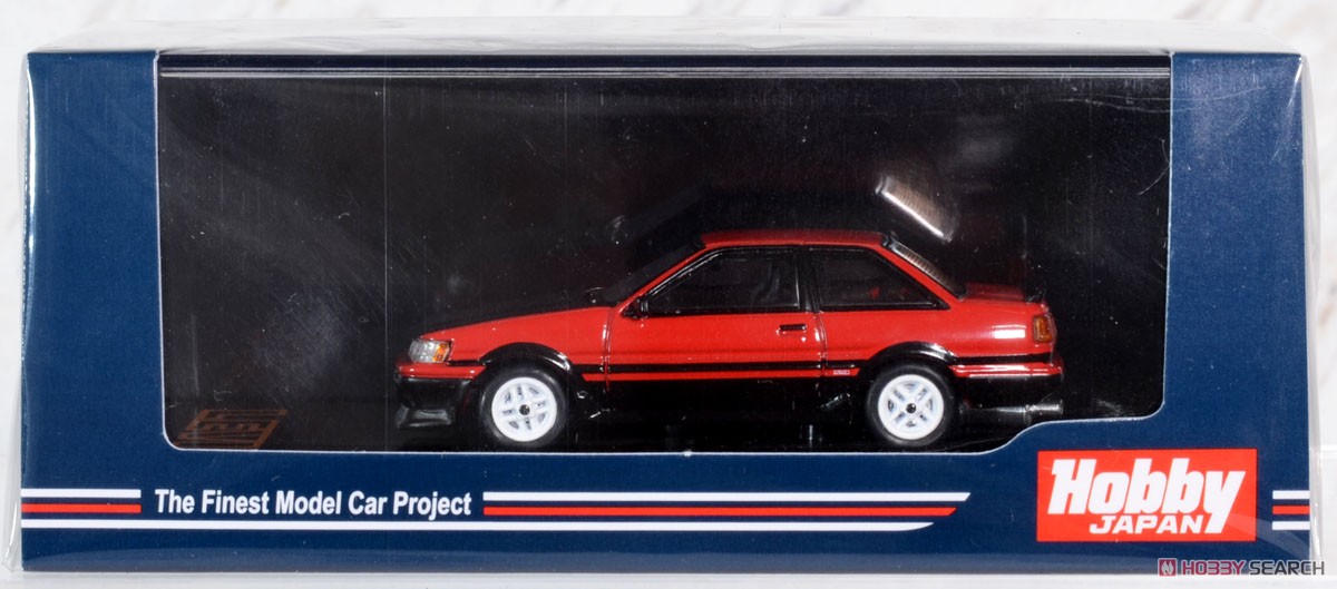 Toyota Corolla AE86 2door Tom`s Igeta Wheel Red / Black (Diecast Car) パッケージ1