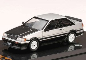 Toyota Corolla AE86 2door Tom`s Igeta Wheel Silver / Black (Diecast Car)