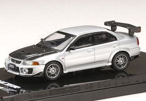 三菱 ランサー GSR EVOLUTION 5 (CP9A) 1998 カスタムバージョン シルバー (ミニカー)