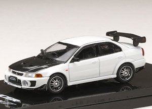 三菱 ランサー GSR EVOLUTION 5 (CP9A) 1998 カスタムバージョン ホワイト (ミニカー)