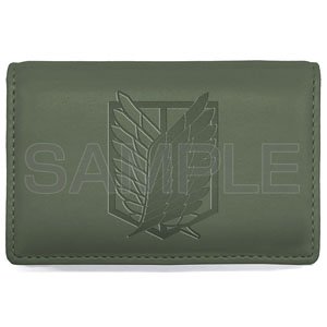 Attack on Titan Survey Corps Synthetic Leather Card Case (Anime Toy)