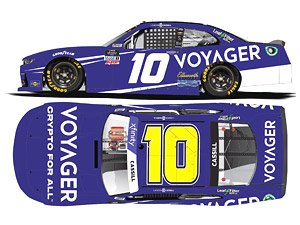 `ランドン・カッシル` #10 ボイジャー シボレー カマロ NASCAR Xfinityシリーズ 2022 (ミニカー)