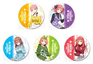 Trading Can Badge The Quintessential Quintuplets Season 2 Lap Pillow Ver. (Set of 5) (Anime Toy)