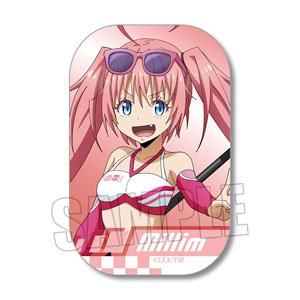 Square Can Badge That Time I Got Reincarnated as a Slime Milim Racing Ver. (Anime Toy)