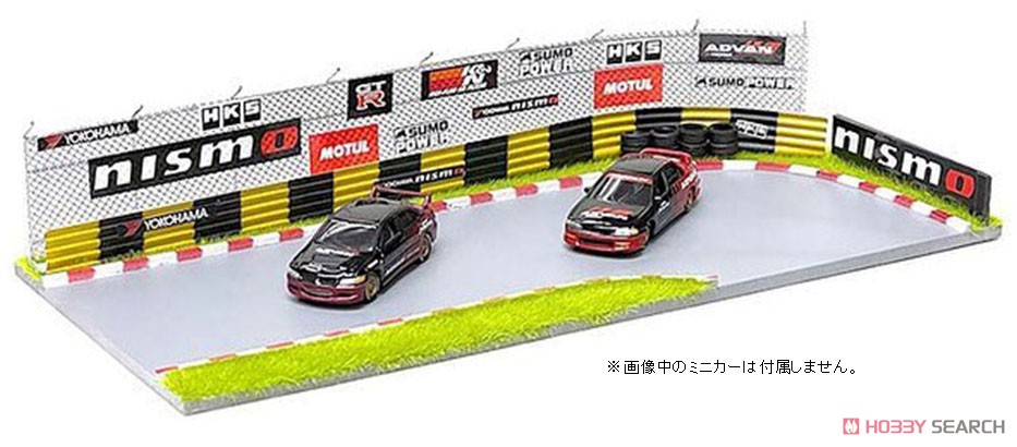 レーストラック ジオラマ ADVAN (ミニカー) その他の画像1