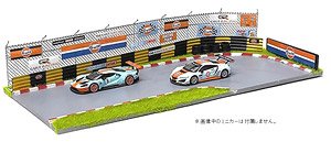 レーストラック ジオラマ Gulf (ミニカー)