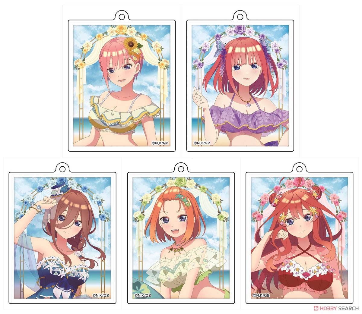 TVアニメ『五等分の花嫁∬』 描き下ろしアクリルキーホルダー (1)中野一花 (キャラクターグッズ) その他の画像1