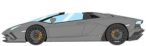Lamborghini Aventador S Roadster 2017 Grigio Telesto (Diecast Car)