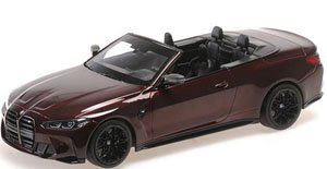 BMW M4 カブリオレ 2021 レッドメタリック (ミニカー)