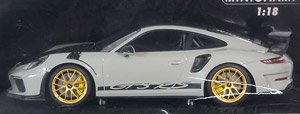ポルシェ 911 GT3RS (991.2) 2019 チョーク/ ヴァイザッハ パッケージ/ゴールドマグネシウムホイール (ミニカー)