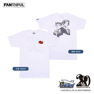 逆転裁判シリーズ Tシャツ(白) M (キャラクターグッズ)