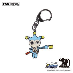 Ace Attorney Series Alloy Key Chain (Blue Badger) (Anime Toy)