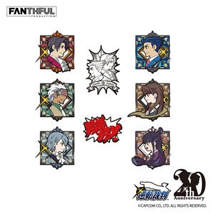 Ace Attorney Series Pins Set (Anime Toy)