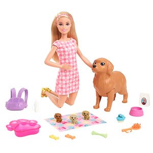 Barbie Doll and Pets (Character Toy)