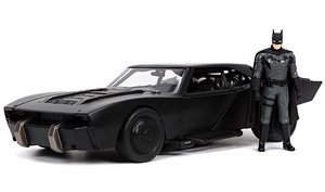 『DCコミックス』1/24スケール・ダイキャストビークル バットモービル＆バットマン［映画『THE BATMAN－ザ・バットマン－』］ (完成品)