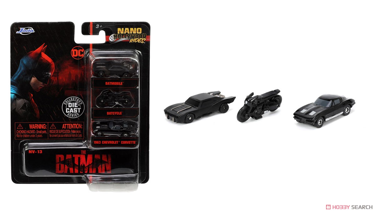 DC Comics - Nano Die Cast Vehicle: The Batman 3-Packs [Movie / The Batman] (Completed) Item picture1