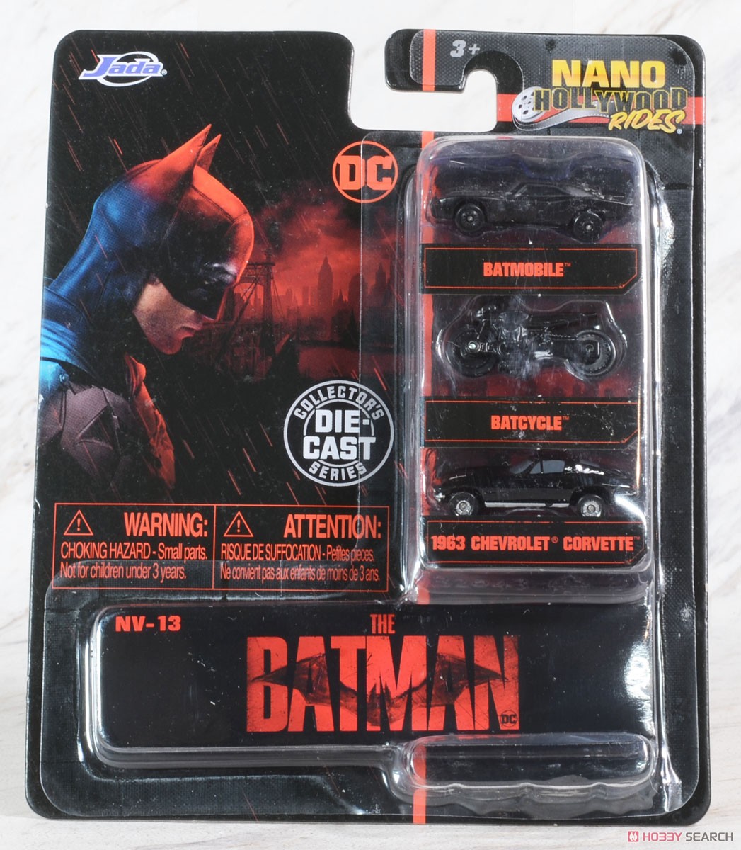 DC Comics - Nano Die Cast Vehicle: The Batman 3-Packs [Movie / The Batman] (Completed) Package2