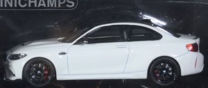 BMW M2 CS 2020 ホワイト/ブラックホイール (ミニカー)