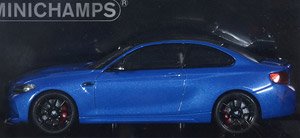 BMW M2 CS 2020 ブルー/ブラックホイール (ミニカー)