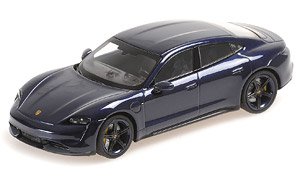 ポルシェ タイカン ターボ S 2020 ブルーメタリック (ミニカー)