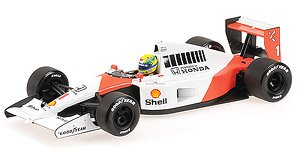 マクラーレン ホンダ MP4/6 アイルトン・セナ メキシコGP 1991 ライドオン ジャン・アレジフィギュア 付 (ミニカー)