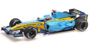 Renault F1 Team R25 - Fernando Alonso - 3rd Place Brazil GP 2005 - World Champion (Diecast Car)