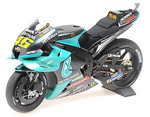 ヤマハ YZR-M1 `チーム ペトロナス ヤマハ SRT` バレンティーノ・ロッシ モトGP 2021 (ミニカー)