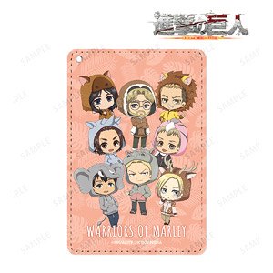 Attack on Titan Marley`s Soldiers Chibi Chara 1 Pocket Pass Case (Anime Toy)