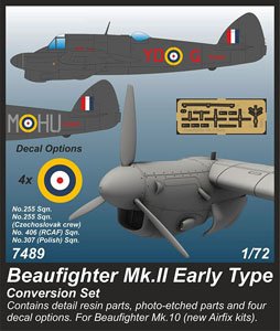 Beaufighter Mk.II Early Type Conversion Set (for Airfix) (Plastic model)
