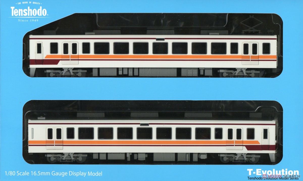 16番(HO) T-Evolution 004 東武鉄道 6050系 標準色 パンタグラフ1基編成 2輌セット (2両セット) (プラスティック製ディスプレイモデル) (鉄道模型) パッケージ1