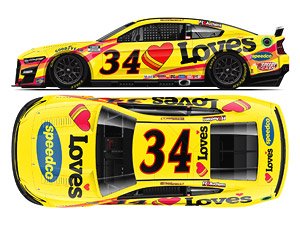 `マイケル・マクドウェル` #34 ラブズ・トラベル・ストップ フォード マスタング NASCAR 2022 ネクストジェネレーション (ミニカー)