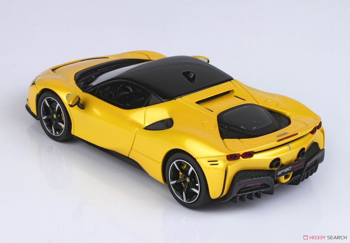 Ferrari SF90 Stradale Giallo Tristrato Black Interiors / Yellow Brakes (Diecast Car) Item picture3