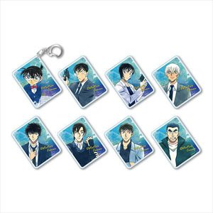 Detective Conan Acrylic Key Ring Collection (Night and Day 2) (Set of 8) (Anime Toy)