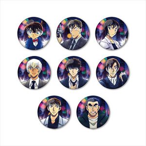 Detective Conan Chara Badge Collection (Night and Day 2) (Set of 8) (Anime Toy)